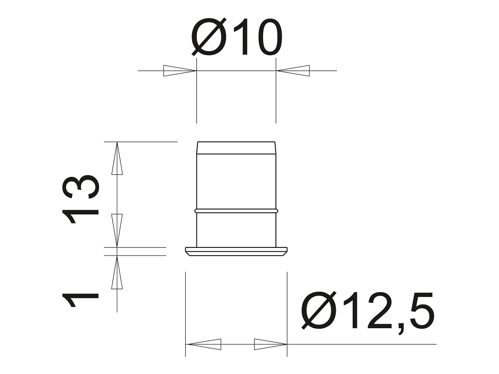 Sensore per anta da Incasso/Esterno 24v Poly IR IP20 due Funzioni Nero - immagine 4
